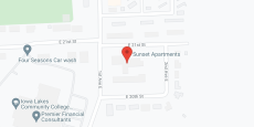 Sunset Apartments in google map