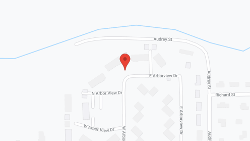 Map of the neighborhood around Arbor Meadows