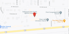 The Courtyard and Oakwood Care Ctr in google map