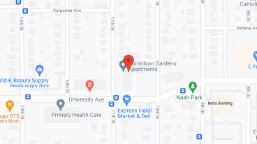 Corinthian Gardens in google map