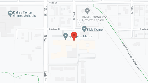 Map of the neighborhood around Spurgeon Manor