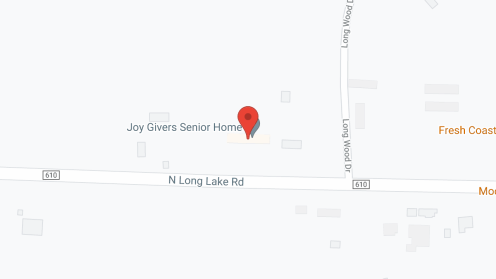 Map of the neighborhood around Joy Givers Senior Homes