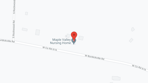 Map of the neighborhood around Maple Valley Nursing Home