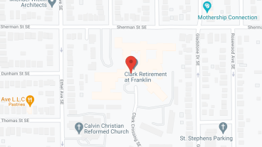 Clark Retirement Community at Franklin in google map