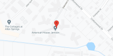 American House Jenison in google map