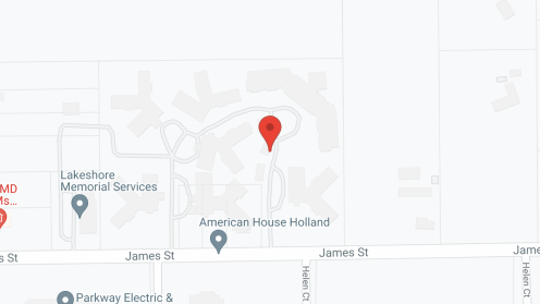 Map of the neighborhood around American House Holland