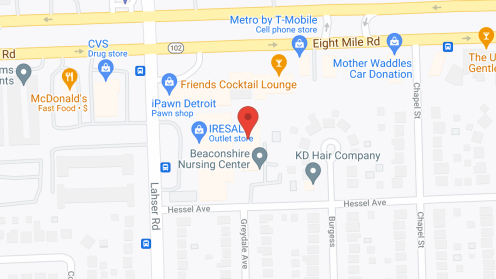 Map of the neighborhood around Beaconshire Nursing Centre