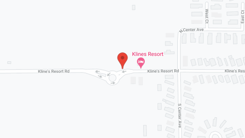 Map of the neighborhood around Kline's Resort
