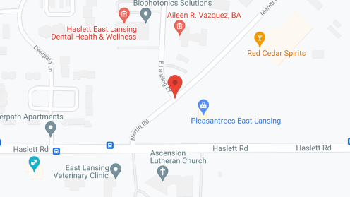 Map of the neighborhood around Sparrow House System Dimondale
