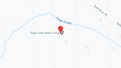 Map of the neighborhood around Sage Creek Senior Living, LLC