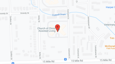 Church of Christ Assisted Living in google map