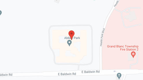 Map of the neighborhood around Abbey Park