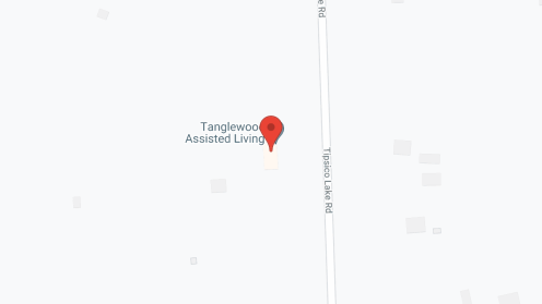Map of the neighborhood around Tanglewood Assisted Living