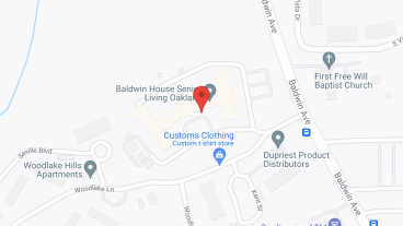 Baldwin House Senior Living Oakland in google map