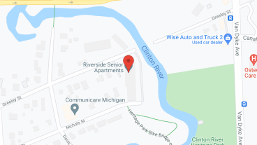 Utica's Senior Housing in google map