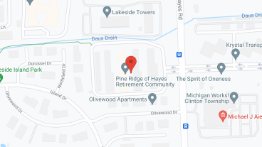 Pine Ridge of Hayes Senior Living in google map