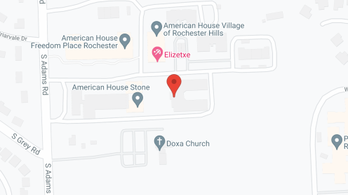 Map of the neighborhood around American House Stone Senior Living