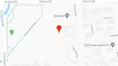 Map of the neighborhood around Bellbrook