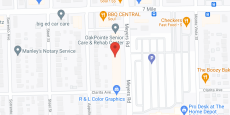 OakPointe Senior Care and Rehab Center in google map