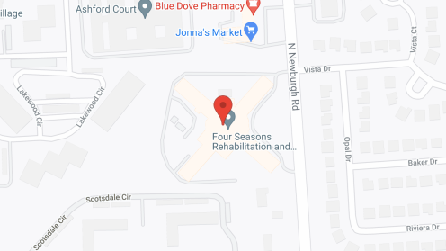 Map of the neighborhood around Four Seasons