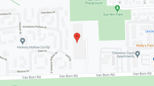 Map of the neighborhood around Willow Creek