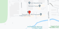 Plymouth Park Apartments in google map