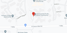 Oakmont Northville in google map