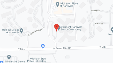 Oakmont Northville in google map