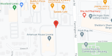 American House Livonia Senior Living in google map