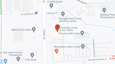 University Senior Living in google map