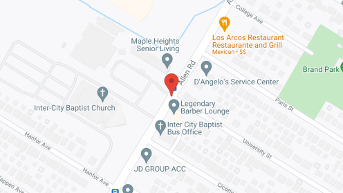 Map of the neighborhood around Maple Heights Retirement Community