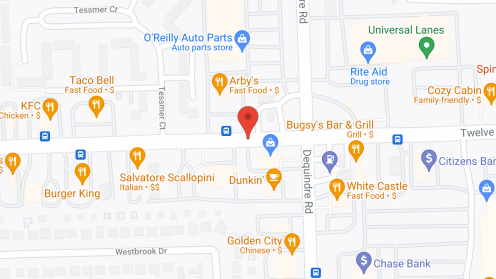 Map of the neighborhood around Advantage Living Center-Warren