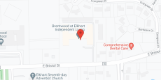 Brentwood at Elkhart Independent Living in google map