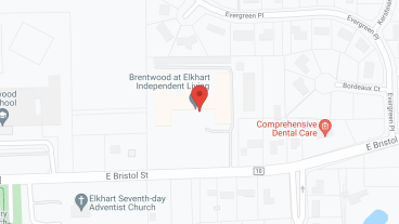Brentwood at Elkhart Independent Living in google map