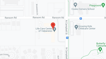 Life Care Center of Valparaiso in google map