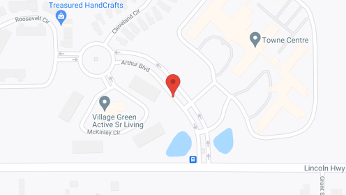 Map of the neighborhood around Towne Centre