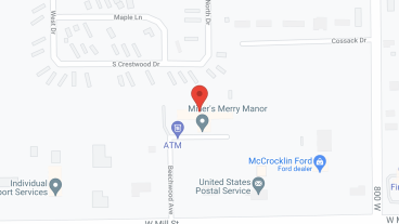 Miller's Merry Manor in google map