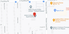 Adam and Bruce Apartments in google map