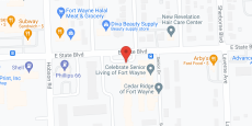 Cedar Ridge of Fort Wayne in google map