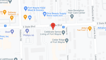 Cedar Ridge of Fort Wayne in google map