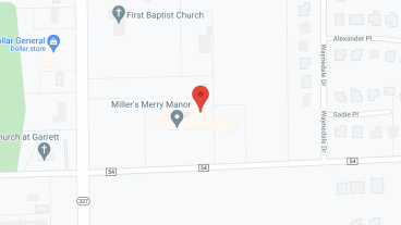 Miller's Merry Manor in google map