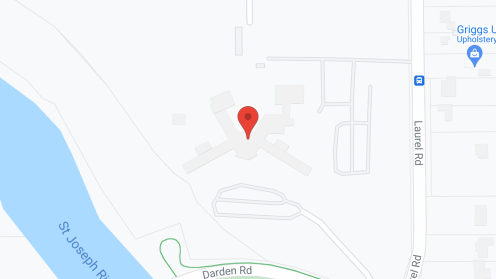 Map of the neighborhood around Healthwin Specialized Care