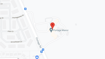 St Joseph County Portage Manor in google map
