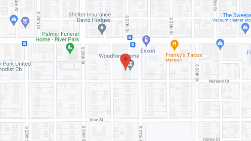 Map of the neighborhood around River Park Nursing & Rehab Ctr