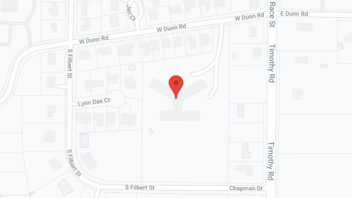 Map of the neighborhood around Miller's Merry Manor