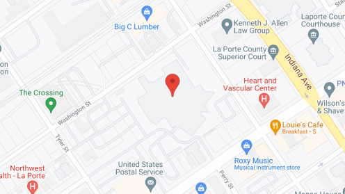 Map of the neighborhood around Continuing Care Ctr