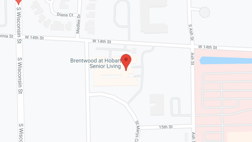 Map of the neighborhood around Brentwood at Hobart