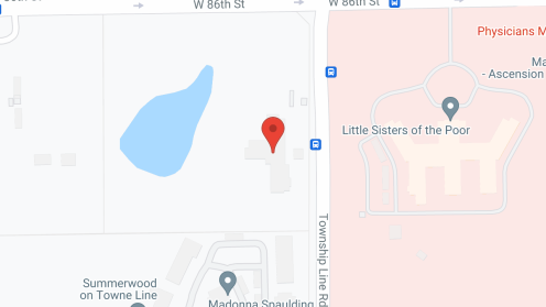 Map of the neighborhood around Pyramid Point Post Acute Rehab
