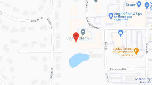 Map of the neighborhood around Country Charm