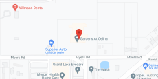 The Gardens at Celina in google map